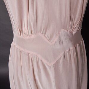 Vintage 1930s Seamprufe Nightgown Lingerie Slip Dress